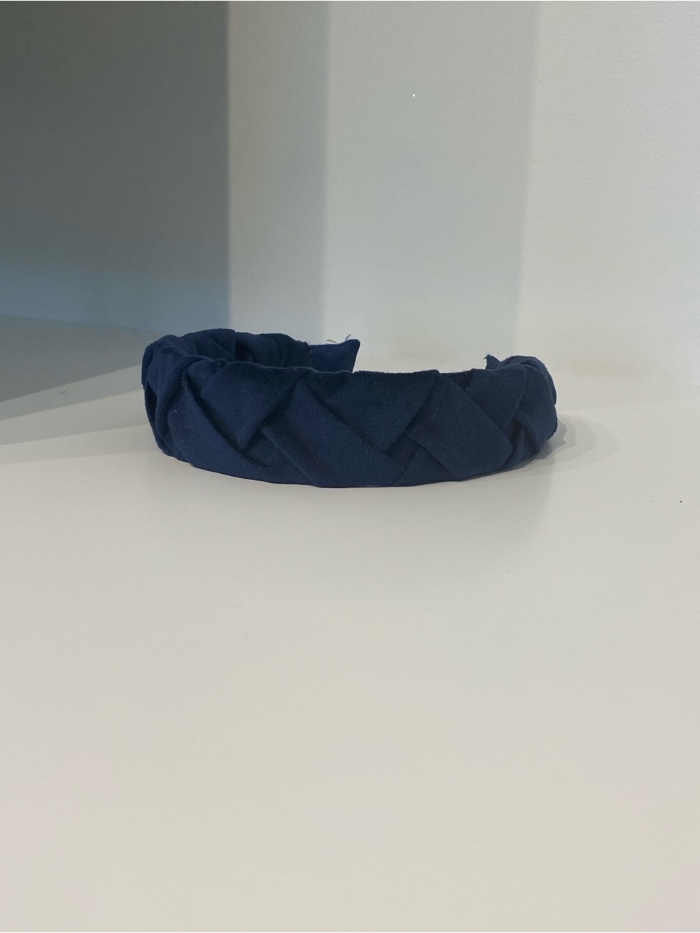 Braided Navy Headband for women